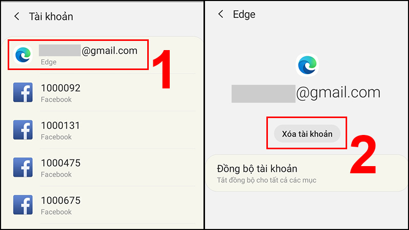 Nhấn X&oacute;a t&agrave;i khoản